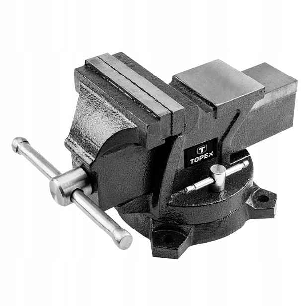 Topex Otočný zámečnický svěrák 100 mm 07A210