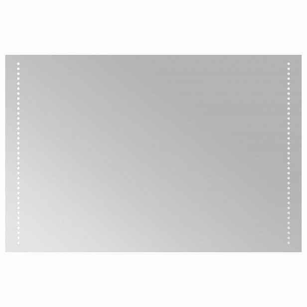 vidaXL LED koupelnové zrcadlo Transparentní 90 x 60 cm tvrzené sklo