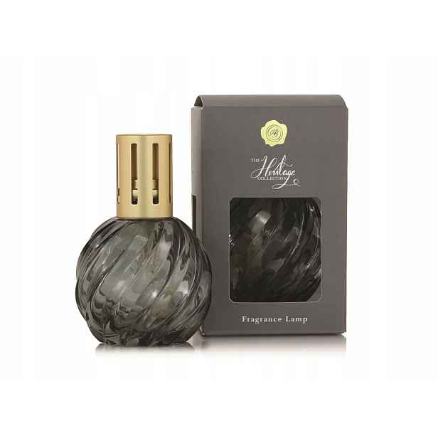 Ashleigh & Burwood Spiral Grey – malá katalytická lampa
