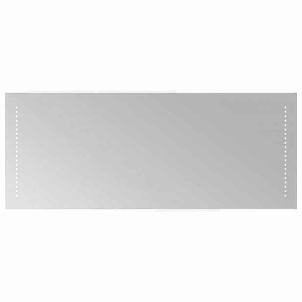 vidaXL LED koupelnové zrcadlo Transparentní 100 x 40 cm tvrzené sklo