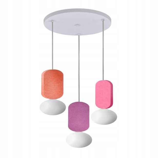 Závěsná lampa kulatá 3xG9 10W bílá Ballo Light Prestige
