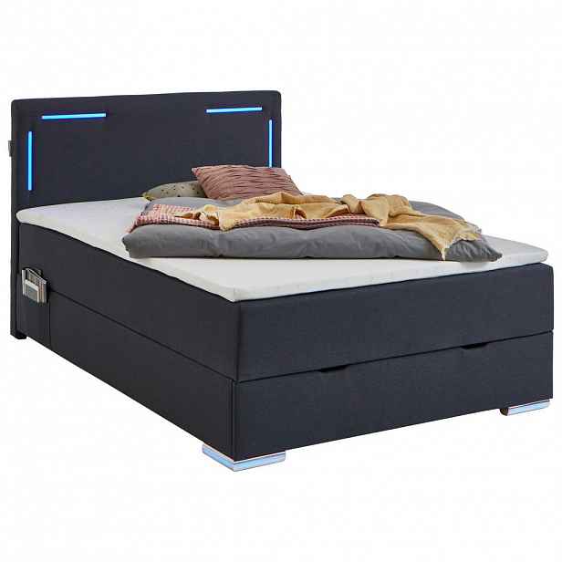 Xora POSTEL BOXSPRING, 140/200 cm, antracitová