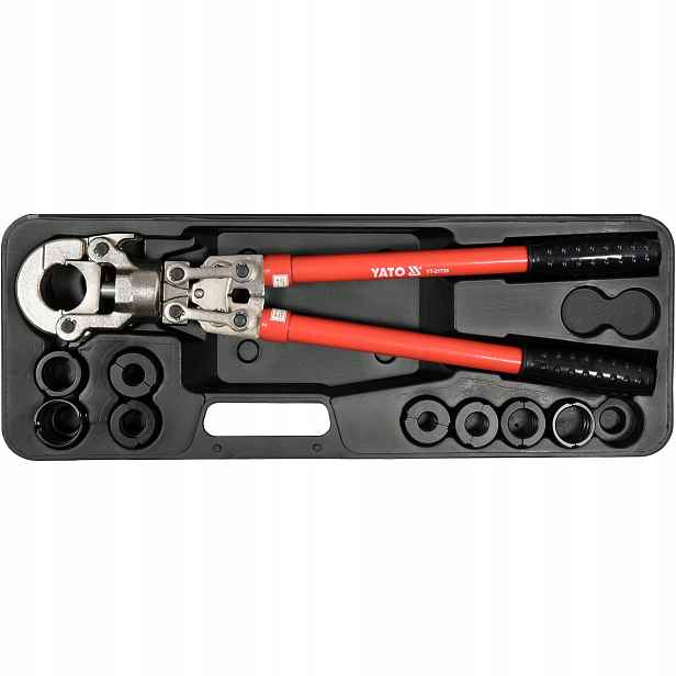 Hydraulický Krimpovač Pro Pex Al Pex Ruční, 8 Otočných Matric Yato