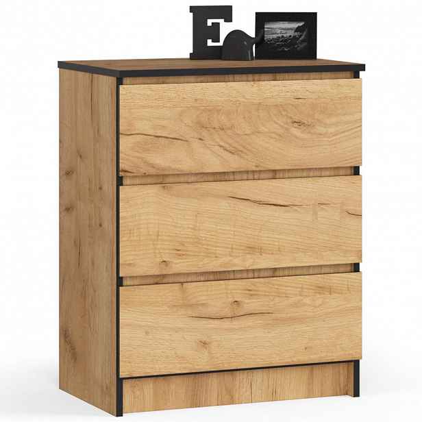 RAUMHIRSCH FURNITURE KOMODA dub Craft 77/60/40