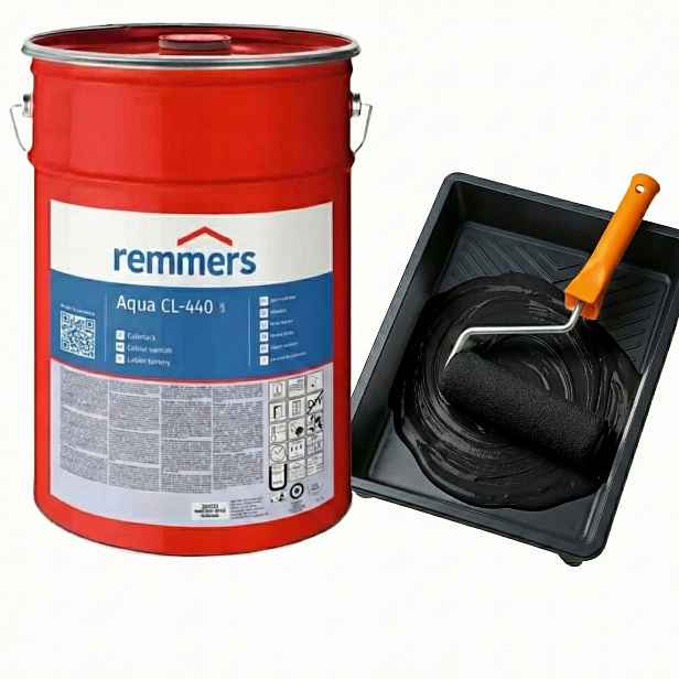 Remmers CL-440/30 Polomat barva na nábytek krycí lak Mdf 2,5L Černá