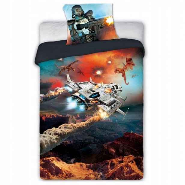 Vesmír Povlečení 140x200 70x90 Motiv Gamer Akce Science Fiction