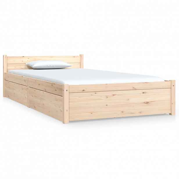 vidaXL Rám postele se zásuvkami 90 x 200 cm