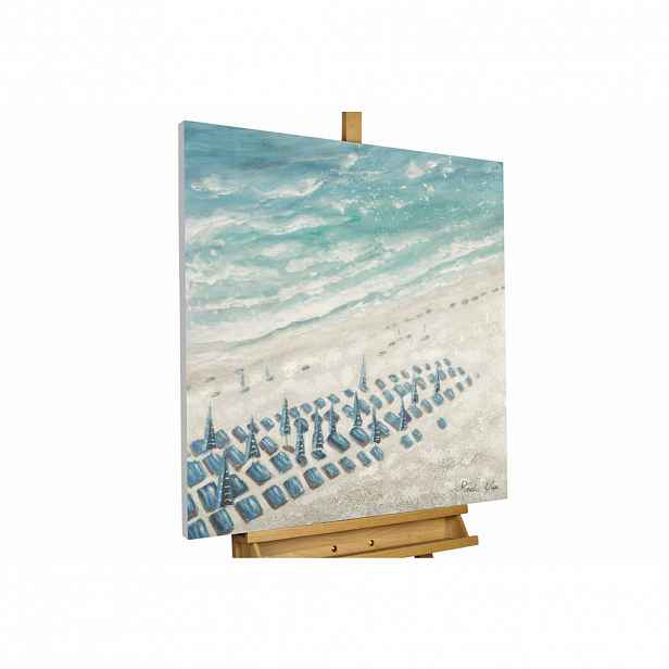 KUNSTLOFT OLEJOMALBA 80/80 cm, Moře a pláž
