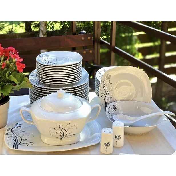 Jídelní Souprava Porcelánová Violet 43EL 460T