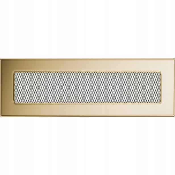 Ventilační mřížka do krbu 11x32 pozlacená