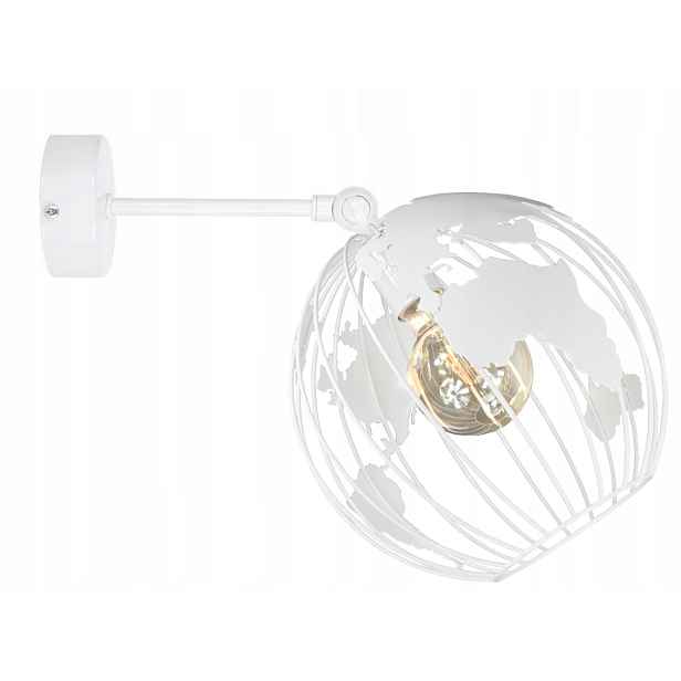 Nástěnná Lampa Globus Kula Bílá lze Led