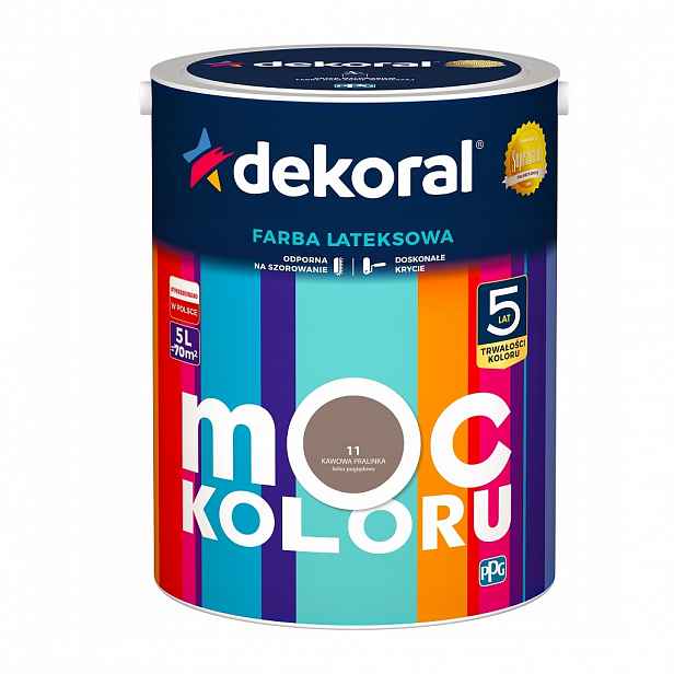 Barva do interiéru Dekoral 5L Kávová Pralinka