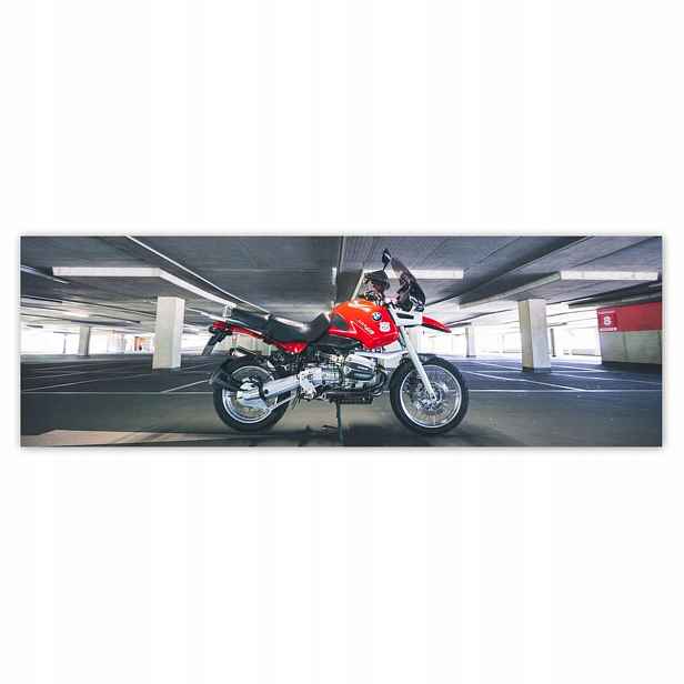 Plakáty 200x66 Červený motocykl Bmw