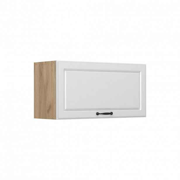 Vicco VĚŠÁK NA STĚNU R-Line, Bílý venkovský dům/Zlatý mocný dub, 80 cm Plochý