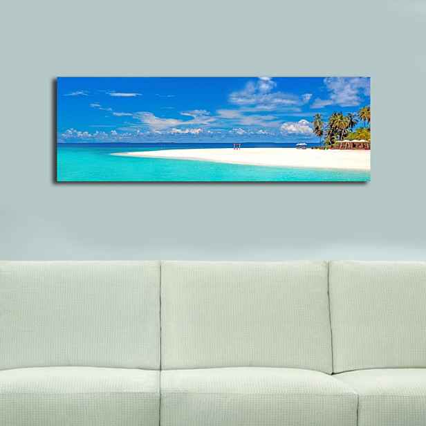 Wallity Obraz s LED osvětlením PLÁŽ 30 30 x 90 cm