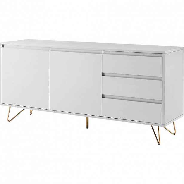Livetastic ŠIROKÁ KOMODA, bílá, 150/70/40 cm