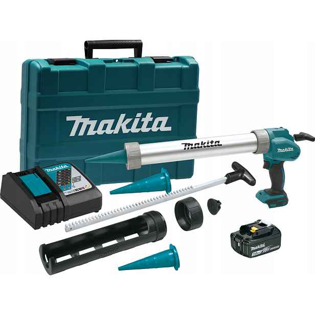 Makita Pistole vytlačovací na lepidlo a silikon 18V 3,0Ah kufr DCG180RFX