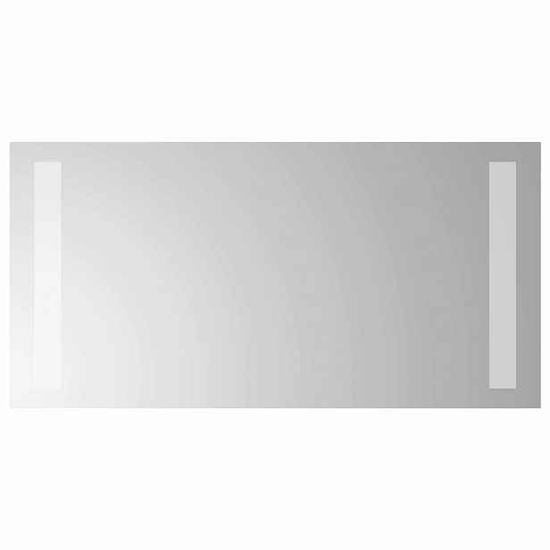 vidaXL LED koupelnové zrcadlo Transparentní 40 x 20 cm tvrzené sklo