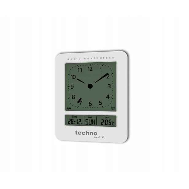 Budík s analogovým LCD displejem a teploměrem Wt 745W