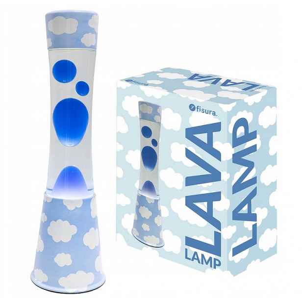 Lávová lampa Magma Lava Lawa lampička 0398 Mraky Modrá Obloha 40 cm Fisur