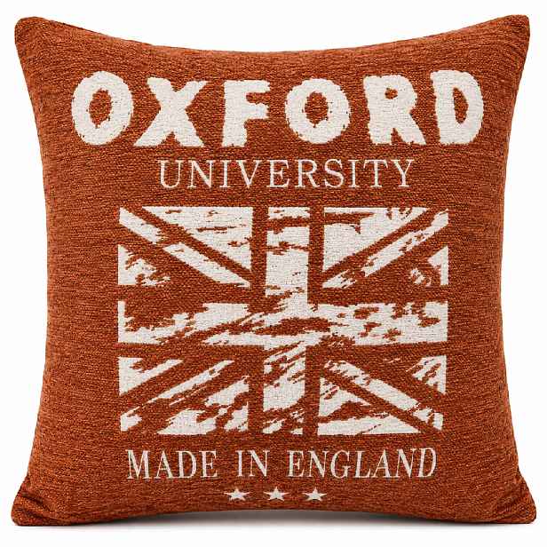 Povlak na polštář OXFORD 45x45 cm žinylka/gobelín oranžová Mybesthome