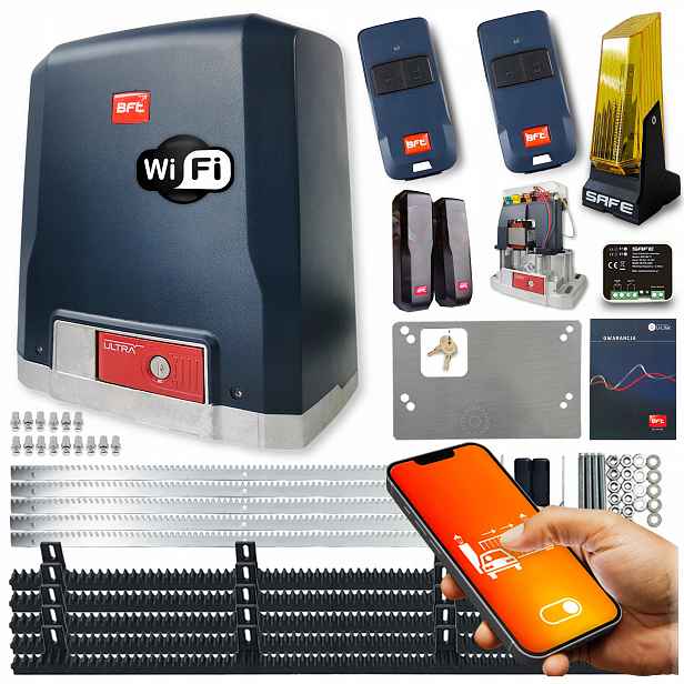 Set Pohon posuvné Brány Bft Deimos Ultra B600 kg Wifi Tuya automat