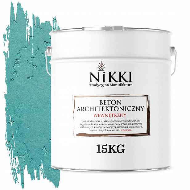 Dekorativní architektonický beton vnitřní 10 m2 15 kg Tyrkysový H1441