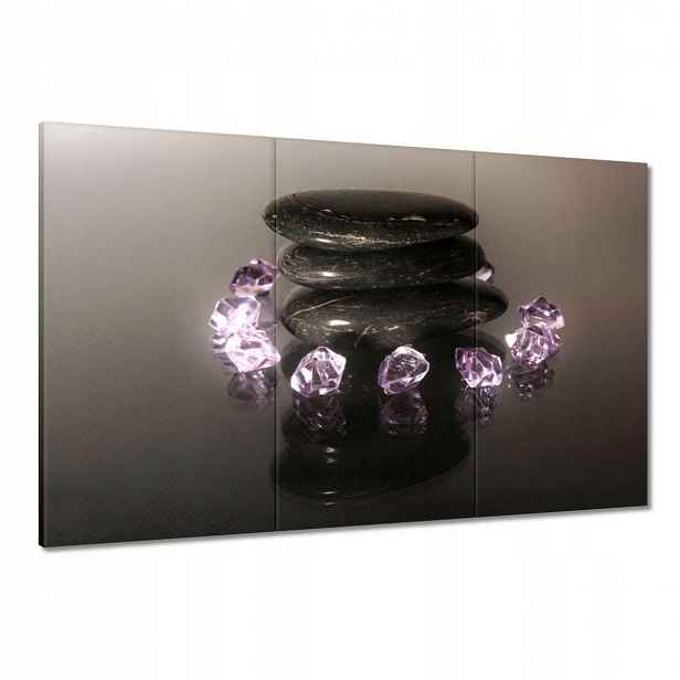 Obrazy 120x80 Fialové krystaly