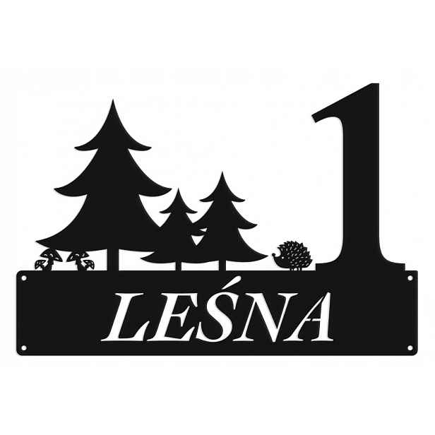 Číslo Na Dům 80cm Tabule Adresa Ocel 2mm Grafika 30