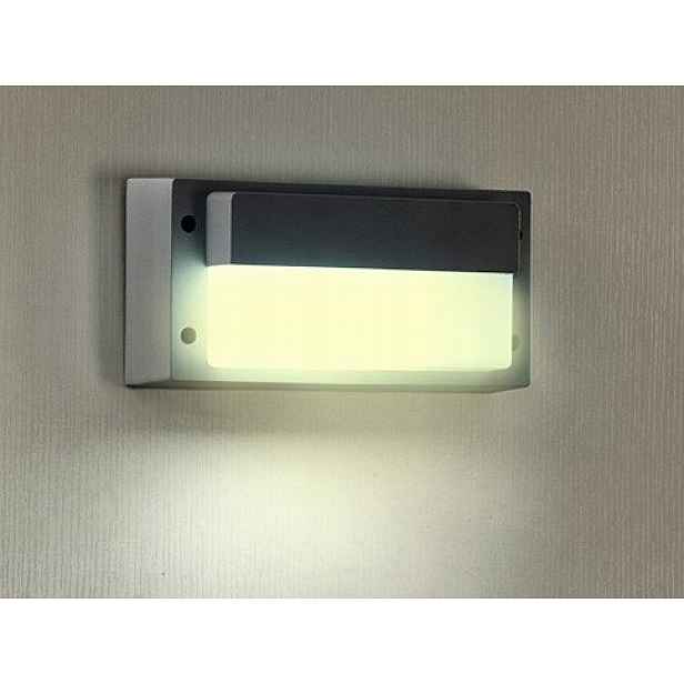 Led fasádní svítidlo Barr 9W Ww šedé