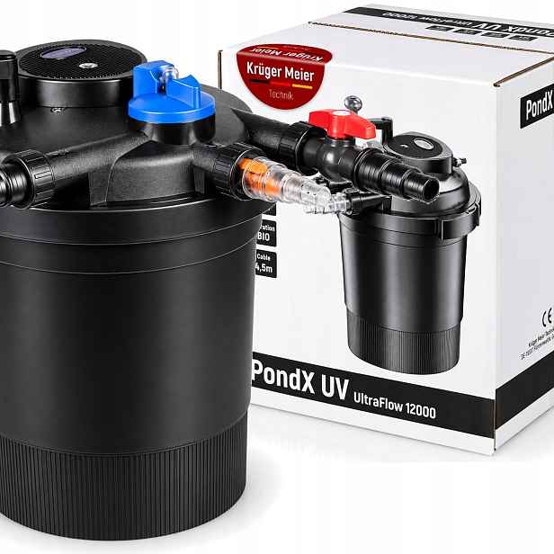 Uv Tlakový Filtr Do Jezírka 12000 L 11W Bioball 25 L