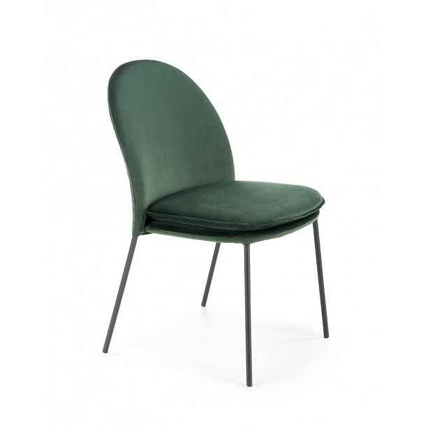 Jídelní židle ALTON, tmavě zelená