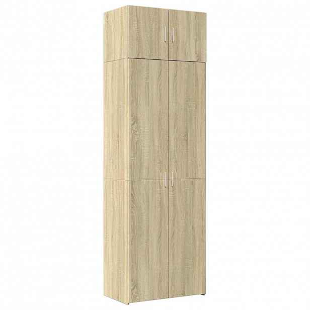 vidaXL Úzká úložná dub sonoma 70x42,5x225 cm kompozitní dřevo