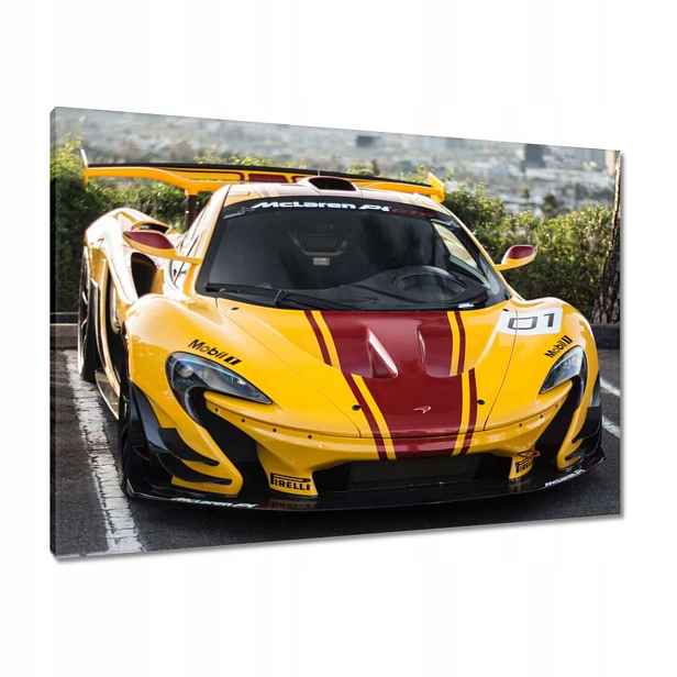 Obrazy 100x70 Žluté sportovní auto