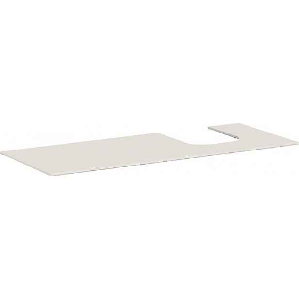 Deska pod umyvadlo Hansgrohe Xevolos E 137x1x55 cm písková matná béžová mat 54206780