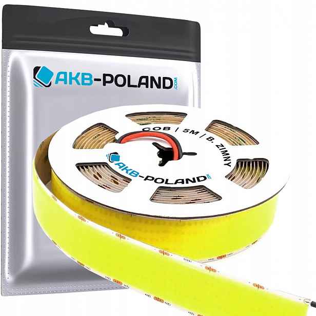Led pásek Cob 24V Neon 8000 Diod 30MM Rolka 5M Kvalita 6000K Bílá Studená