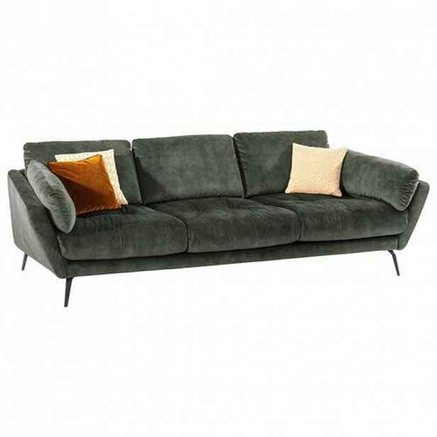 W.Schillig MEGA POHOVKA, textil, tmavě zelená - Velké pohovky - 000137009402