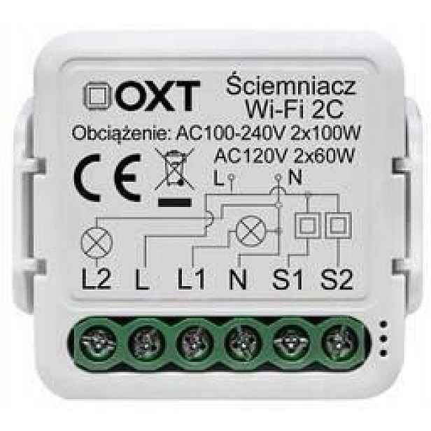 Modul Oxt mini stmívač 2 obvody WiFi Tuya T226