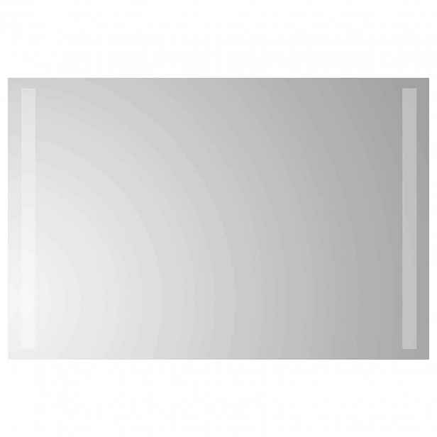 vidaXL LED koupelnové zrcadlo Transparentní 60 x 40 cm tvrzené sklo