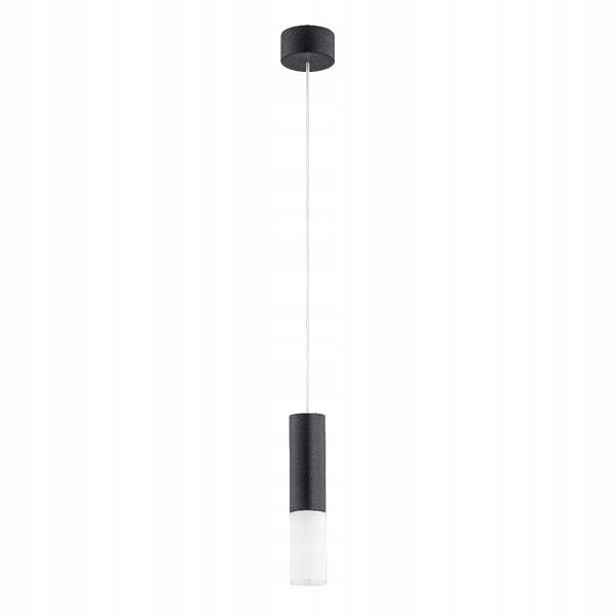 Alfa Závěsná lampa Eliot černá, dřevo, E14, 10 W, stmívatelná, 86 cm