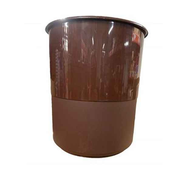 koš odp.13l kancel.plný HNÉDÝ, d27x30cm, plast