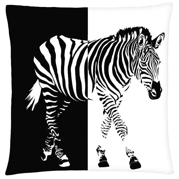 Povlak na polštář ANIMAL 30 - ZEBRA Mybesthome 40x40 cm
