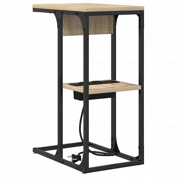 vidaXL Noční skříňka Sonoma dub 41,5 x 26 x 60,5 cm Kompozitní dřevo