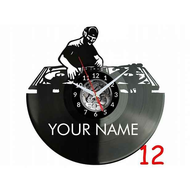 Dj Jméno Vaše jméno Nápad na Dárek Nástěnná Dekorace z vinylové desky