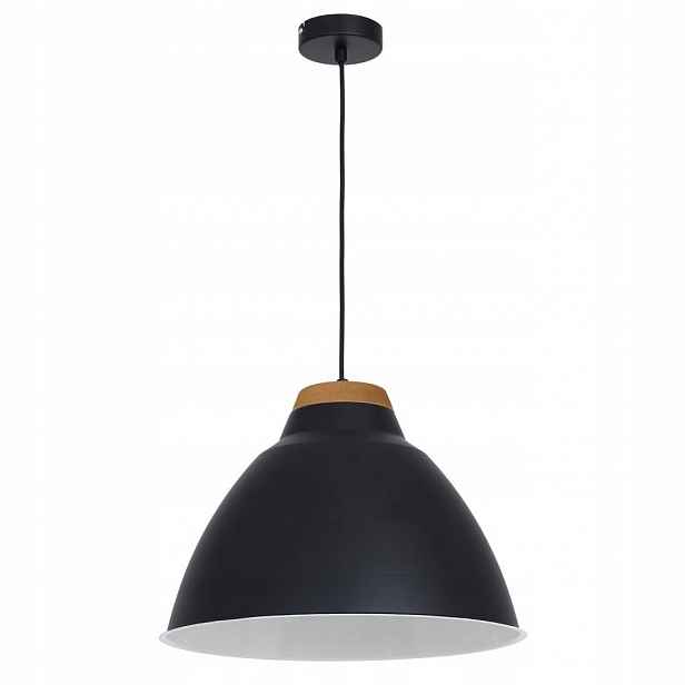 Černá kovová závěsná lampa Skal 9190 Luminex