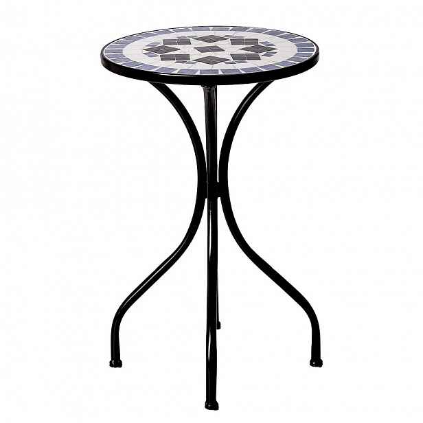 Butlers PALAZZO Odkládací stolek 35 cm - bílá/modrá