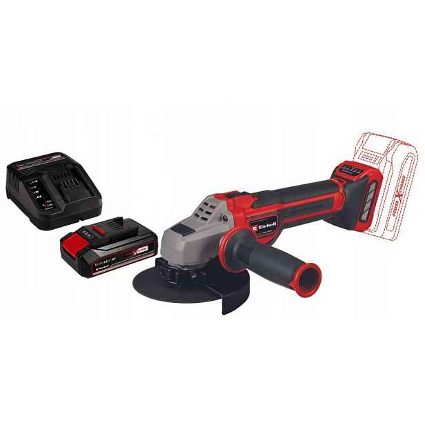 Einhell Úhlová Bruska Tp-ag 18/125 Ce Q 4431155 2,5AH Akumulátor Sada