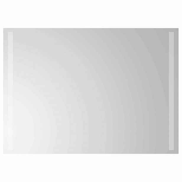 vidaXL LED koupelnové zrcadlo Transparentní 70 x 50 cm tvrzené sklo