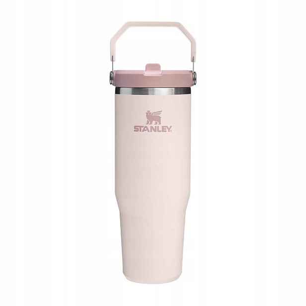 Hrnek IceFlow Flip Straw 0.89L Rose Quartz One size Světle růžový Stanley
