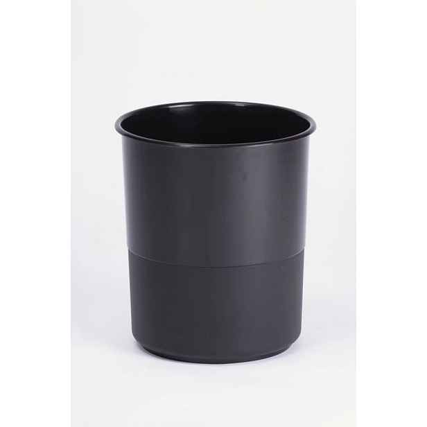 koš odp.13l kancel.plný ČERNÝ, d27x30cm, plast